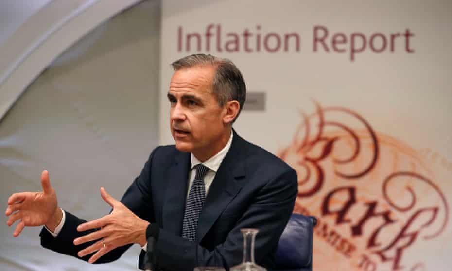 Bank of England governor Mark Carney said he expects inflation to rise further. 