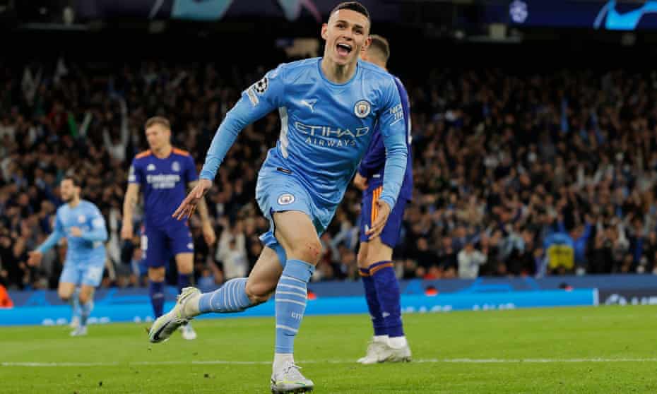 Foden dazzles on big stage as defiant Real Madrid refuse to admit defeat |  Champions League | The Guardian