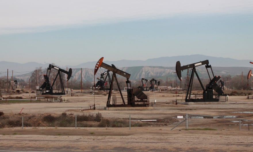Bakersfield, California oil fields.
