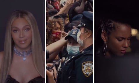 Beyoncé and Alicia Keys pay tribute to BLM movement at 2020 BET Awards – video highlights