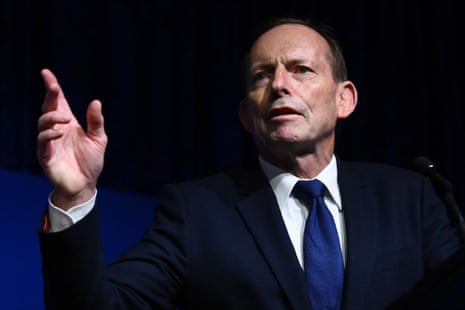 Tony Abbott speaks after being elected as the next federal Liberal party president on Friday.