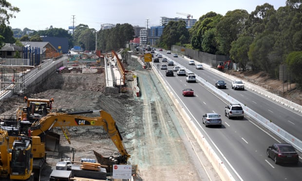The WestConnex project will widen parts of the M4 motorway. 