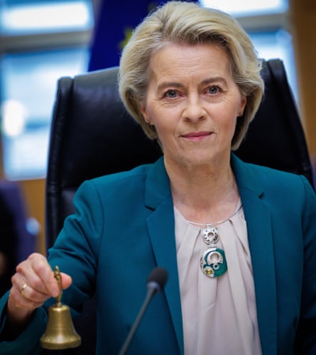 President of the European Commission Ursula von der Leyen last week.