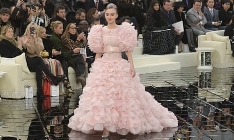 Chanel haute couture show proposes a new catwalk silhouette | Paris fashion week | The Guardian Chanel haute couture show proposes a new catwalk silhouette | Paris fashion week | The Guardian