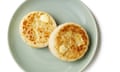 Buttery bliss:  Felicity Cloake’s crumpets.