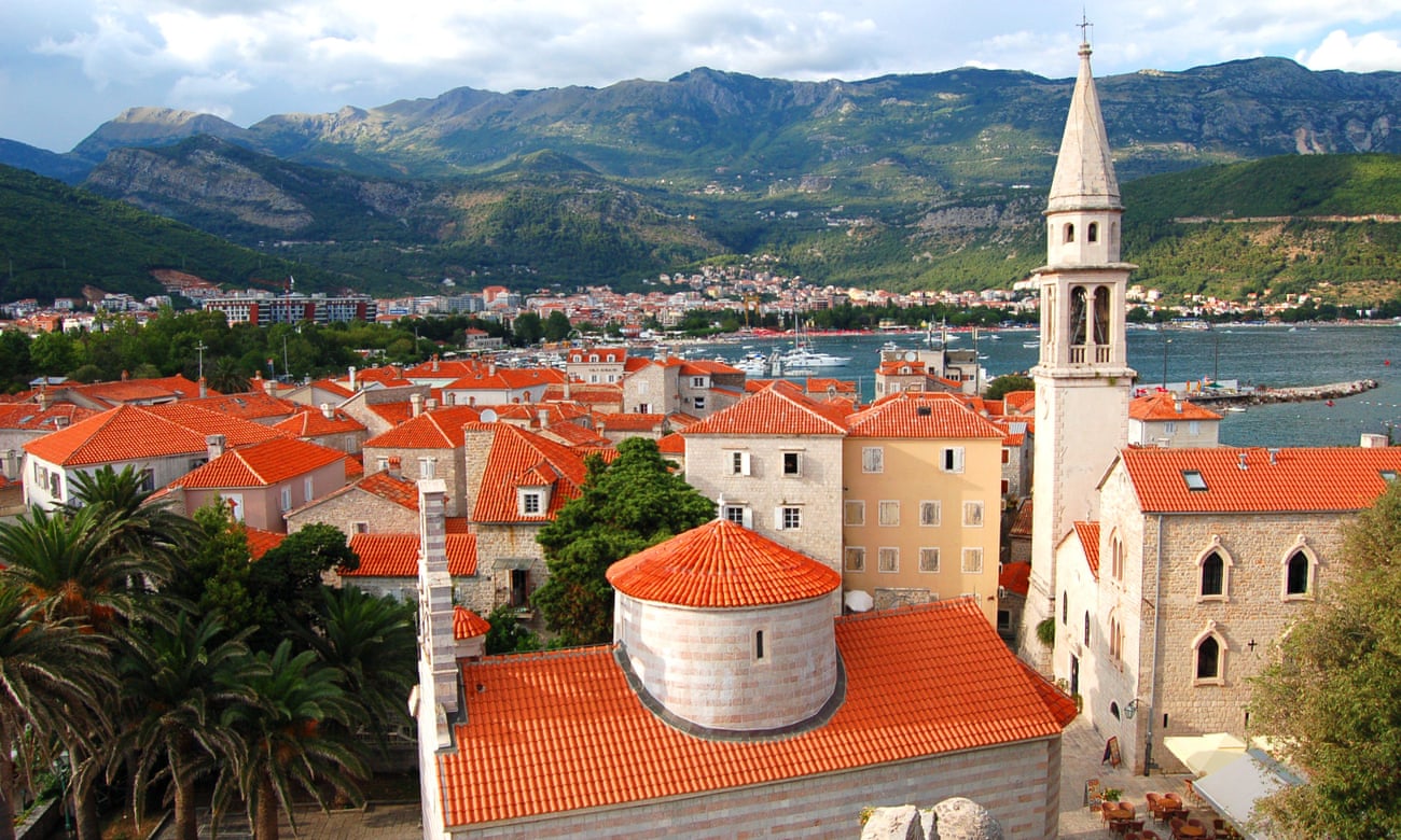 Drink it in … the old town at Budva