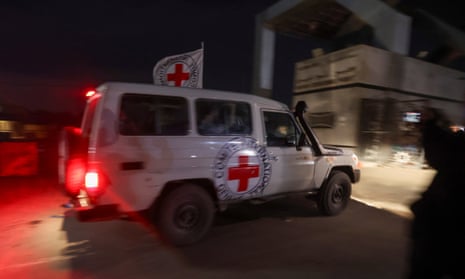 An International Committee of the Red Cross car.