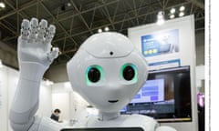 2nd AI Expo, Tokyo, Japan - 05 Apr 2018<br>Mandatory Credit: Photo by Aflo/REX/Shutterstock (9546996l)
A SoftBank's humanoid robot Pepper on display at the 2nd AI Expo at Tokyo Big Sight, Tokyo, Japan
2nd AI Expo, Tokyo, Japan - 05 Apr 2018
The trade show introduces new technologies in robotics including AI (Artificial Intelligence) and AR (Augmented Reality) and runs from April 4 to 6.