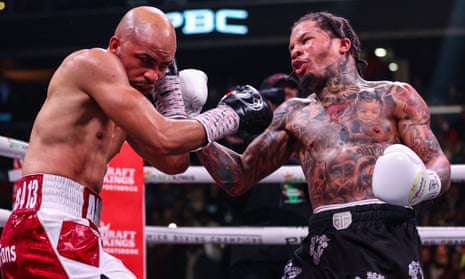 I can't see' - Gervonta Davis stops Hector Luis Garcia in eighth round  after battering opponent to retain his WBA title