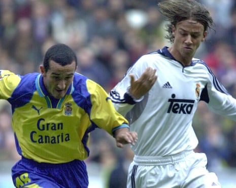 Vinny Samways playing for Las Palmas.