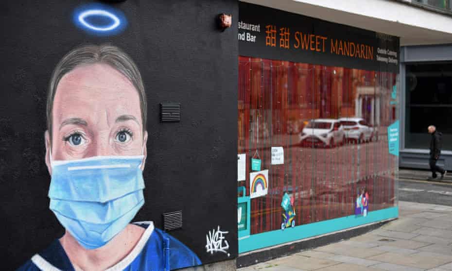 street art showing a nurse