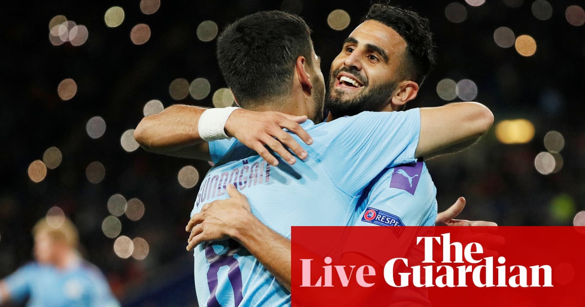 Shakhtar Donetsk 0-3 Manchester City: Champions League – live!