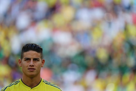 James Rodriguez, missed out on the final game against England.