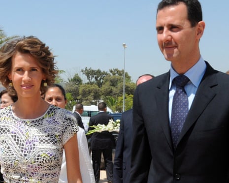 Asma and Bashar al-Assad.