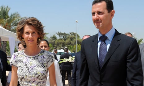 Asma and Bashar al-Assad.
