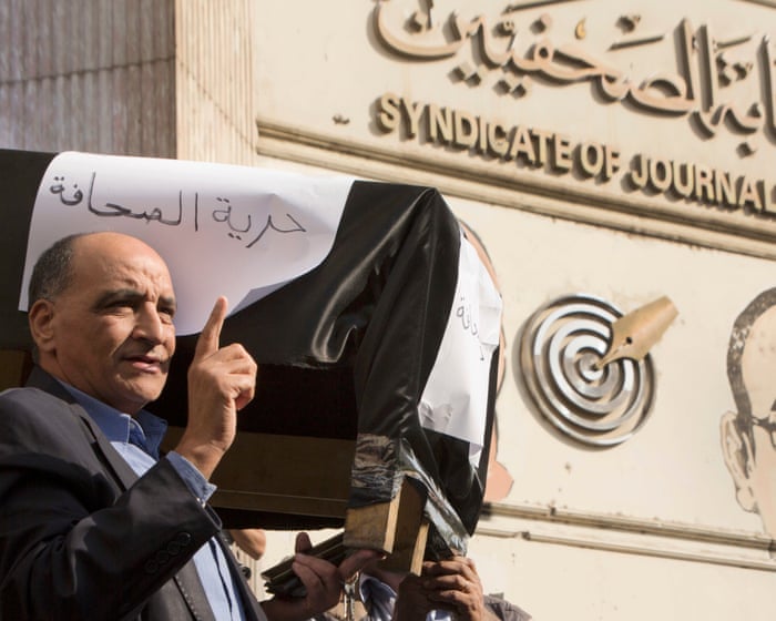 Egyptian journalists plan weekend protest over detention of six colleagues