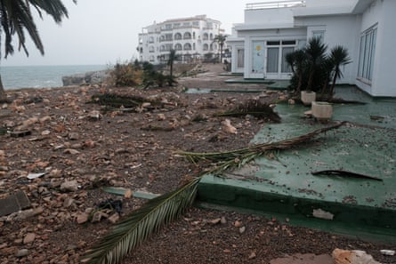 Storm damage in Mallorca.