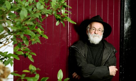 Terry Pratchett in Salisbury in 2013