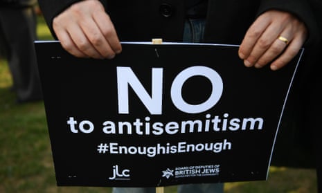 A placard at a protest outside parliament in London on 26 March.