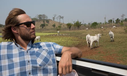 Rodrigo Rodrigues da Cunha, 27, the financial manager for his family agro-cattle business, visit a farm in Mato Grosso newly acquired by the group. Mato Grosso, 2015