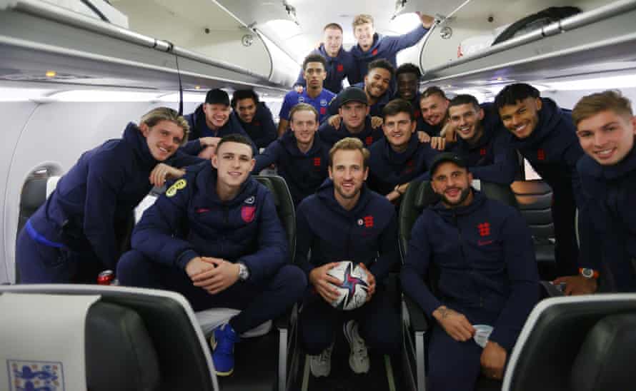 England are preparing to return home after their game in San Marino last November