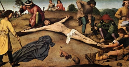 Christ Nailed to the Cross, c1481, by Gerard David
