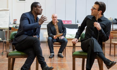 David Harewood et Zachary Quinto en répétitions pour Best of Enemies.