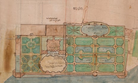 A garden design believed to be by Constantino de' Servi.