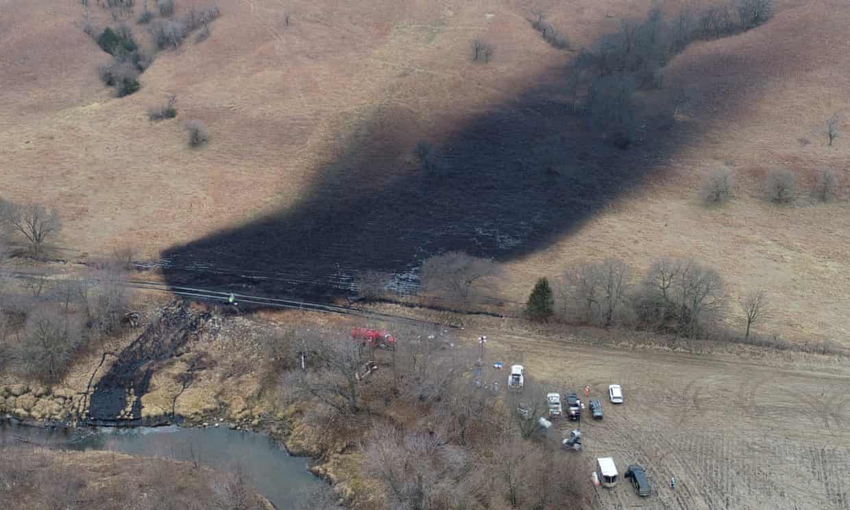 Keystone pipeline raises concerns after third major spill in five years (theguardian.com)