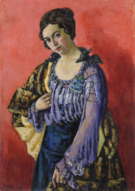 Portrait of a Lady by Konrad Mägi.