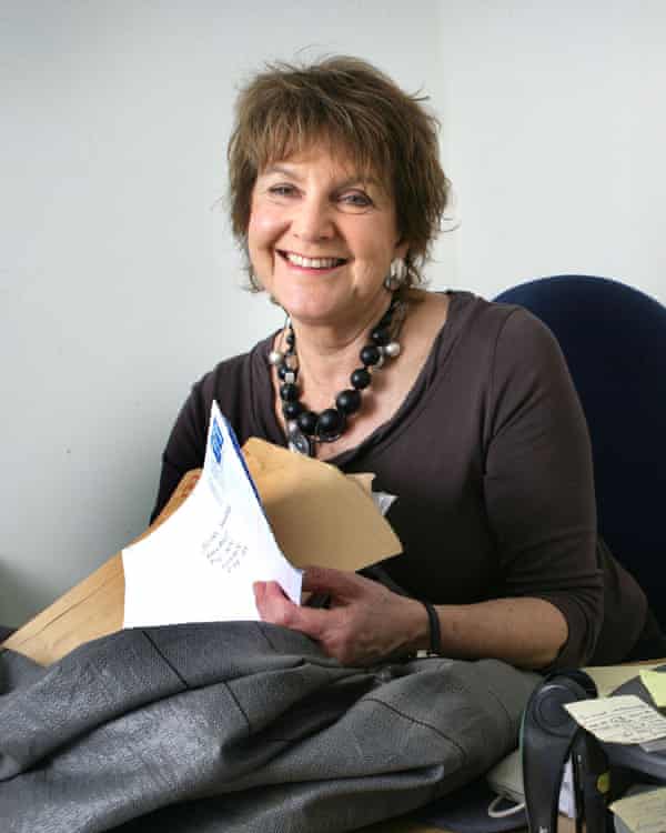 Sunny outlook: Deidre Sanders, who spent decades answering letters at the Sun.