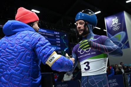 Britain’s second skeleton racer Marcus Wyatt