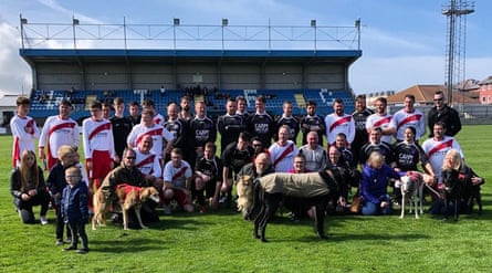 The game in April 2019 raised money for Whitby Dog Rescue.