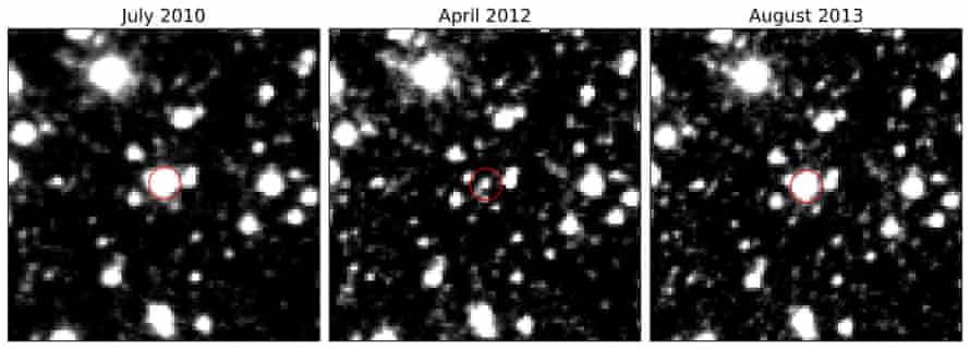 VVV-WIT-08: an image sequence of the fading and brightening star.