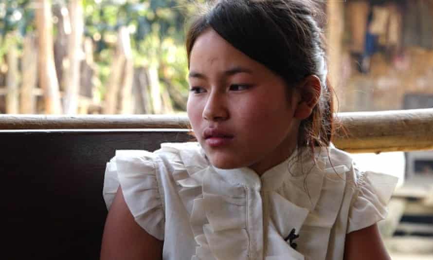 Van Biak, 15, shortly after returning from Yangon where she had tried and failed to travel to Singapore to find work as a maid.
