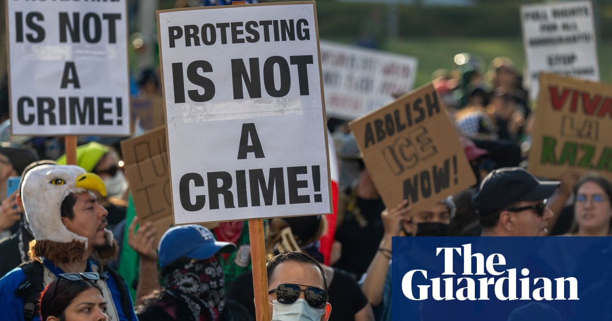 A moral obligation to protest': LA residents on being thrust into chaos