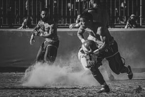 Sport shortlist. Calcio fiorentino resembles a combination of rugby, football and wrestling, which originated in 16th-century Italy. Two teams of 27 players battle it out on a pitch covered in sand for 50 minutes. It’s a brutal game and there are plenty of injuries - despite this, no substitutions are allowed. Fighting techniques, such as martial arts, are permitted