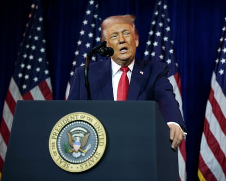 Donald Trump addresses a House Republican retreat, 06 January 2026.