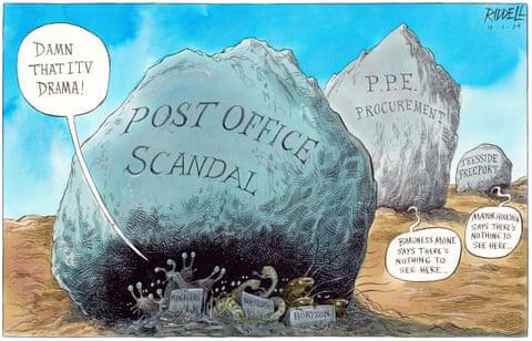 See what crawled out from under the Post Office rock – cartoon, Chris  Riddell