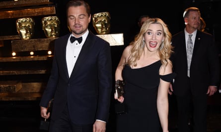 Heart going on … Leonardo DiCaprio and Kate Winslet