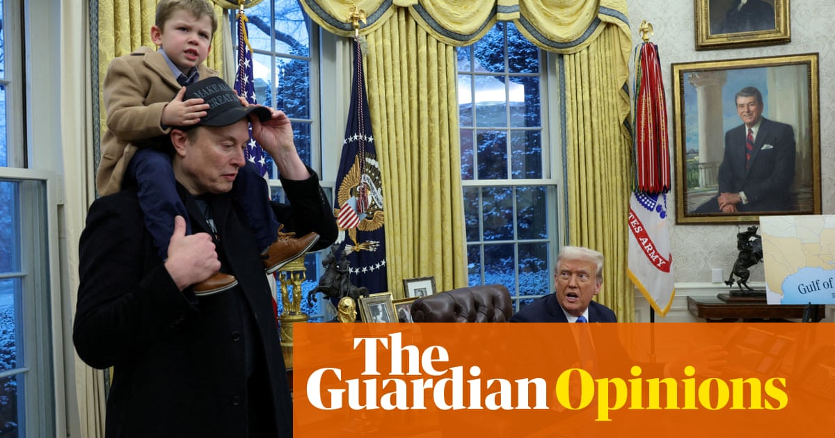 Elon Musk keeps bringing his kids to work and the reasons aren't cute at all | | Arwa Mahdawi