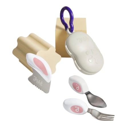 Doddl children’s cutlery set and case bundle