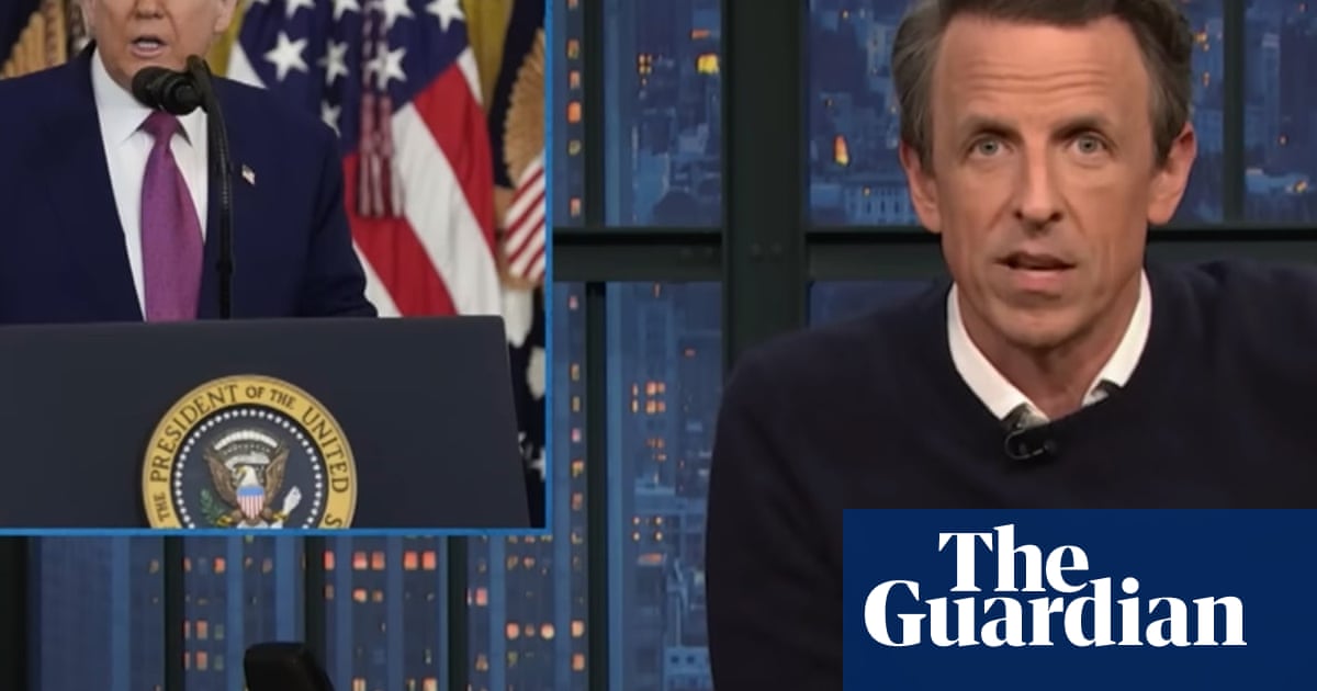 Seth Meyers sobre la caída en la aprobación de Trump: "Vale recordar que a la gente no le gusta esto" | Resumen de programas nocturnos Seth Meyers sobre la caída en la aprobación de Trump: "Vale recordar que a la gente no le gusta esto" | Resumen de programas nocturnos