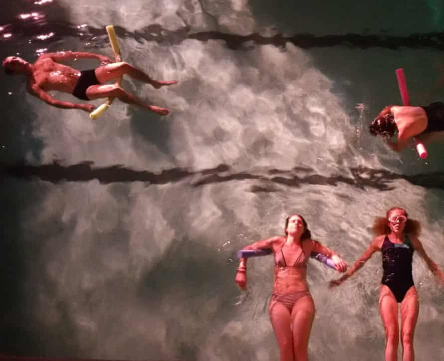 Deep plunge: Wet Sounds is an immersive experience staged at the Adelaide aquatic centre