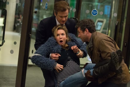 Zellweger with Colin Firth and Patrick Dempsey in Bridget Jones’s Baby.