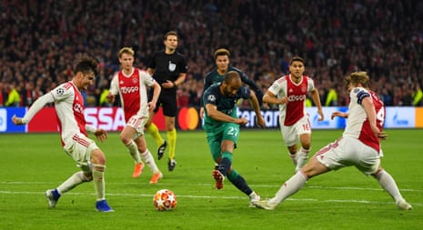 Ajax 2-3 Tottenham (3-3 on aggregate - Spurs win on away goals