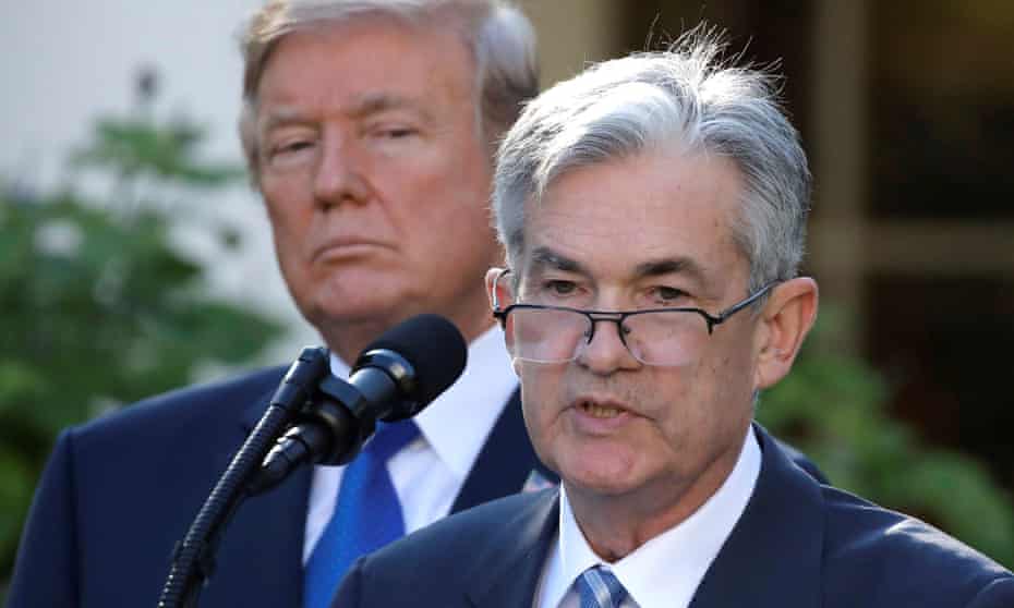 The highly unusual move comes as Fed chairman Jerome Powell has been facing intense criticism from Donald Trump.