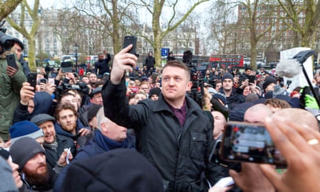 Tommy Robinson at Speakers' Corner on 18 March
