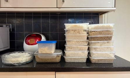 Joanne Gould testing rice cookers
