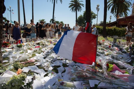 A tribute to the victims of last week’s Bastille Day attack in Nice 
